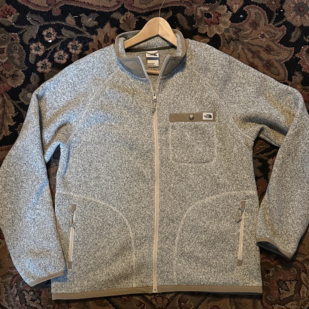 Men's the north face Gordon lyons Beige Full-Zip Sweater - Picture 5 of 12